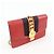 GUCCI Sylvie Sherry Mini Borsa a Tracolla in Pelle con Catena Rosso e Blu Navy 494646 - vista 4