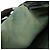 PRADA Triangle Logo Nylon Leder Tote Bag Handtasche, Moss Green - Ansicht 21