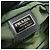 PRADA Triangle Logo Nylon Leder Tote Bag Handtasche, Moss Green - Ansicht 23