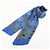 Hermès HERMES Maxi Twilly Silk 100% Scarf ANIMAPOLIS Blue Beige Black - vista 17