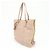 Borsa Tote in pelle con logo PRADA Borsa a spalla Rosa - vista 3