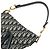 Borsa a tracolla Christian Dior Saddle Oblique Jaquard Leather Navy Beige - vista 4