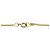 Collana in metallo CHANEL COCO Mark 02A NO.5 Oro - vista 6