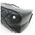 Borsa a tracolla con catena CHANEL COCO Mark in pelle caviale nera e argento - vista 11