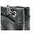 Borsa a tracolla con catena CHANEL COCO Mark in pelle caviale nera e argento - vista 15