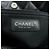 Borsa a tracolla con catena CHANEL COCO Mark in pelle caviale nera e argento - vista 23