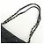Borsa a tracolla con catena CHANEL COCO Mark in pelle caviale nera e argento - vista 6