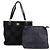 Borsa a tracolla e tote CHANEL COCO Mark Wild Stitch in pelle scamosciata Nero