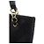 Borsa a tracolla e tote CHANEL COCO Mark Wild Stitch in pelle scamosciata Nero - vista 15