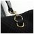 Borsa a tracolla e tote CHANEL COCO Mark Wild Stitch in pelle scamosciata Nero - vista 9