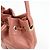 JIMMY CHOO Borsa a tracolla Juno S in pelle nappa Rosa - vista 12