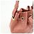 JIMMY CHOO Borsa a tracolla Juno S in pelle nappa Rosa - vista 13