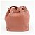 JIMMY CHOO Borsa a tracolla Juno S in pelle nappa Rosa - vista 2