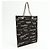 CHANEL COCO Mark Flat Shopper Shopper-Tasche aus Canvas und Leder mit Kette Schwarz Weiß - Ansicht 4