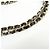 CHANEL COCO Mark Flat Shopper Shopper-Tasche aus Canvas und Leder mit Kette Schwarz Weiß - Ansicht 7