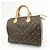 Borsa a mano Louis Vuitton Monogram Speedy 30 Boston Bag Marrone M41526 - vista 3