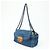 PRADA Bolsa de Ombro em Couro Denim com Aba Frontal Blue Camel BR4659 - vista 3