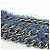 PRADA Bolsa de Ombro em Couro Denim com Aba Frontal Blue Camel BR4659 - vista 8