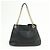 GUCCI SOHO Borsa a tracolla in pelle con catena Interlocking G Nera 308982 - vista 2
