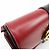 Borsa a tracolla e spalla GUCCI Double G Arli in pelle Rossa 550129 - vista 14
