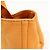 Borsa Tote PRADA Canapa Triangle Logo Canvas Arancione 1BG642 - vista 16