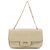 Salvatore Ferragamo Borsa a tracolla e borsa a mano Ferragamo Gancini in pelle con catena, Light Beige