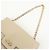 Salvatore Ferragamo Borsa a tracolla e borsa a mano Ferragamo Gancini in pelle con catena, Light Beige - vista 6