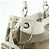 Borsa a spalla PRADA in nylon jacquard con logo triangolare e pelle Beige Ivory - vista 16