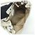 Borsa a spalla PRADA in nylon jacquard con logo triangolare e pelle Beige Ivory - vista 18