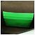 Borsa a spalla Fendi Flat Baguette in pelle Verde Marrone 8BS039 - vista 20