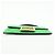 Borsa a spalla Fendi Flat Baguette in pelle Verde Marrone 8BS039 - vista 5