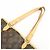 Borsa Tote Verticale Louis Vuitton Monogram Batignolles Brown M51153 - vista 6