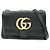 Borsa a spalla e tracolla GUCCI Double G Arli in pelle Nero 550129