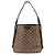 Borsa a tracolla Louis Vuitton Damier Cabas Rivington Canvas Brown N41108