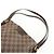Borsa a tracolla Louis Vuitton Damier Cabas Rivington Canvas Brown N41108 - vista 6