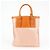 Borsa Tote e Borsa a Mano Loewe Repeat Anagram in Tela e Pelle Orange - vista 2
