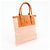 Borsa Tote e Borsa a Mano Loewe Repeat Anagram in Tela e Pelle Orange - vista 4