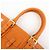Borsa Tote e Borsa a Mano Loewe Repeat Anagram in Tela e Pelle Orange - vista 6