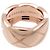 Anello CHANEL COCO Crush Large K18 750PG Rose Gold #51 US 5.5 EU51 J10818 - vista 4
