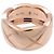 Anello CHANEL COCO Crush Large K18 750PG Rose Gold #51 US 5.5 EU51 J10818 - vista 5