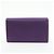 Portafoglio lungo PRADA in nylon e pelle Saffiano con logo triangolare Viola M608 - vista 2