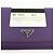 Portafoglio lungo PRADA in nylon e pelle Saffiano con logo triangolare Viola M608 - vista 23