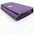 Portafoglio lungo PRADA in nylon e pelle Saffiano con logo triangolare Viola M608 - vista 7