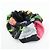 Accessorio per capelli elastico GUCCI Flora Double G 100% seta Nero - vista 3