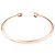 Bracciale rigido Messika, "My Twin Toi & Moi pavé, petit modèle" in oro rosa e diamanti. - vista 2