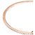 Bracciale rigido Messika, "My Twin Toi & Moi pavé, petit modèle" in oro rosa e diamanti. - vista 4