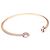 Bracciale rigido Messika, "My Twin Toi & Moi pavé, petit modèle" in oro rosa e diamanti. - vista 5