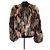 Abrigo de piel marrón Michael Kors