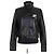 Courreges Courrèges Schwarze Jacke aus Synthetik
