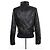 Courreges Courrèges Schwarze Jacke aus Synthetik - Ansicht 4